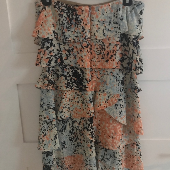 BCBG Maxazria strapless short ruffle dress - Picture 2 of 4